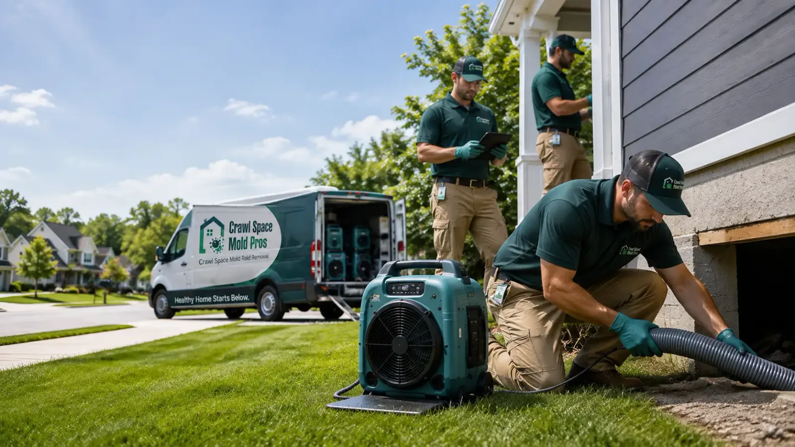 Crawl Space Mold Removal in Needham, IN